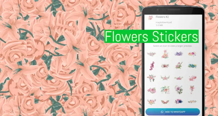 Flowers Stickers for WhatsApp android App screenshot 6